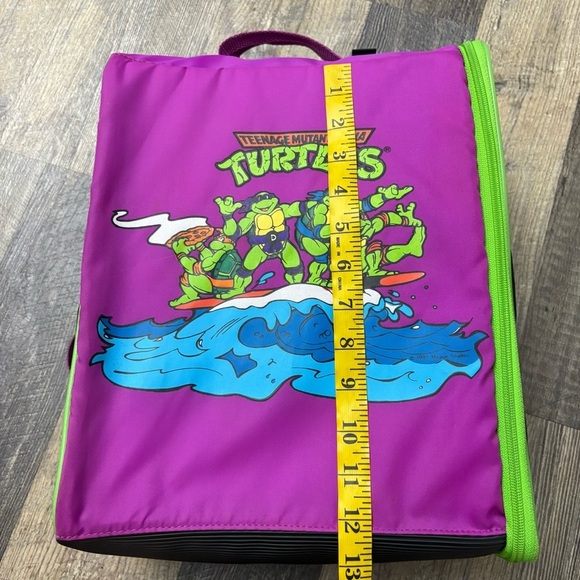vintage Teenage Mutant Ninja Turtles backpack or lunch bag 90s colorful TMNT - Picture 9 of 13